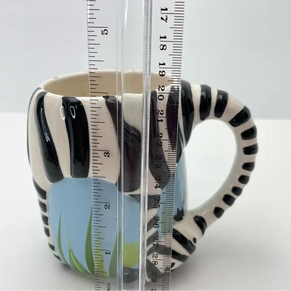 3D Zebra Tag Mug - Picture 4 of 6